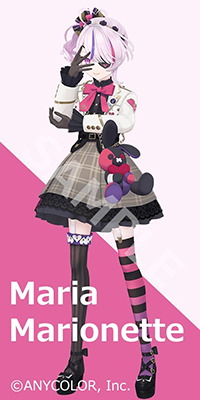 ANYCOLOR様運営の『NIJISANJI EN』所属VTuber『マリア・マリオネット』さんの3Dモデル制作